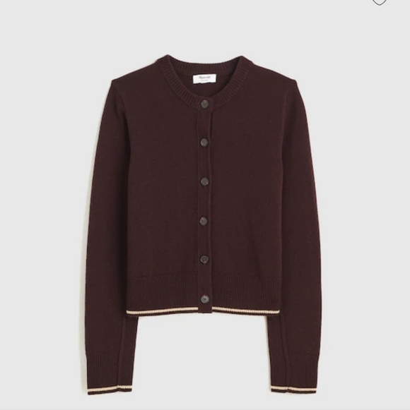 Madewell Cashmere Button-Front Cardigan Sweater NS663 Size M NWT - Picture 4 of 8